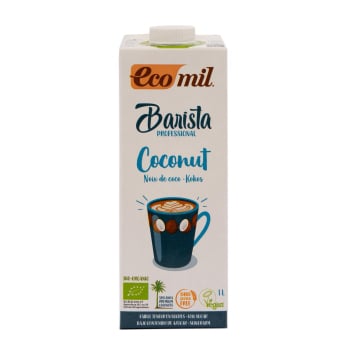 Bebida de coco barista ecológica Ecomil sin gluten brik 1 l.