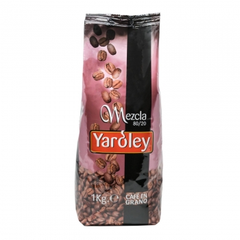 Café mezcla en grano Yaroley 1 kg.