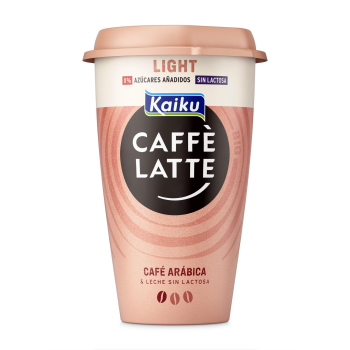 Café latte light Kaiku sin gluten sin lactosa 370 ml.