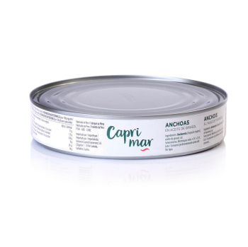 Anchoas en aceite de girasol Caprimar 300 g.