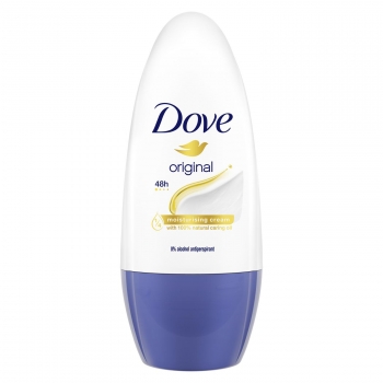 Desodorante roll-on antitranspirante 48h 0% Alcohol Original Dove 50 ml.