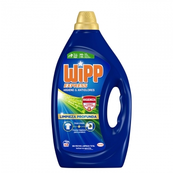Detergente líquido limpieza profunda higiene & antiolores Wipp Express 43 lavados.