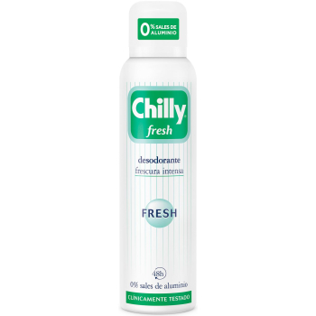 Desodorante en spray protección 48h Chilly Fresh 150 ml.