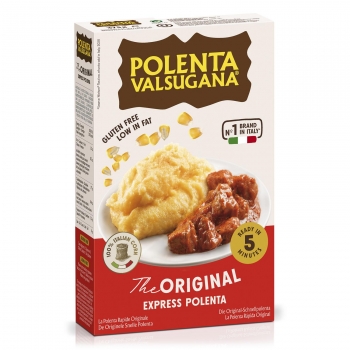 Polenta express Polenta Valsugana sin gluten 375 g.