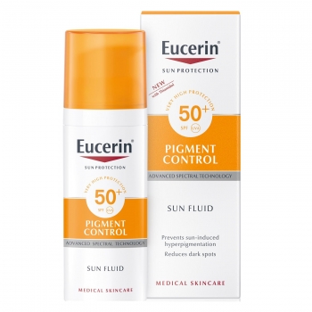 Protector facial solar SPF 50+ Eucerin 50 ml.