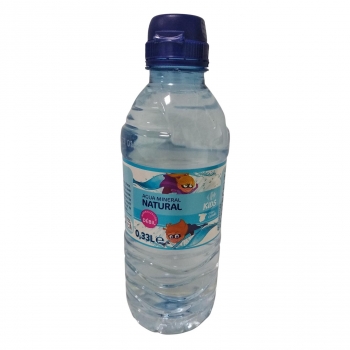 Agua mineral Carrefour Kids tapón deportivo 33 cl.