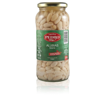 Alubia cocida categoría extra Pedro 400 g.