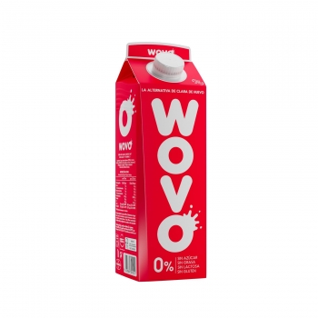 Bebida de clara de huevo Wovo sin gluten y sin lactosa 1 l.