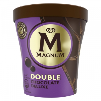 Helado de chocolate deluxe Double Magnum 440 ml.