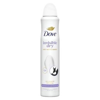 Desodorante en spray Invisible dry Dove 200 ml.