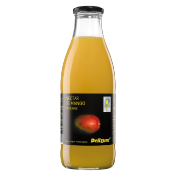 Néctar de mango ecológico Delizum botella 1 l.