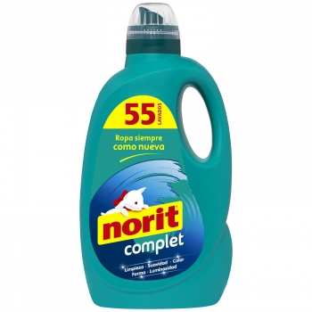 Detergente líquido Complet Norit 55 lavados.