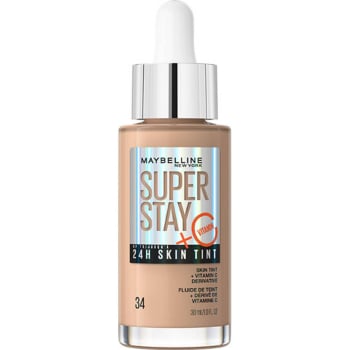 Base de maquillaje Superstay + Vitamin tono 34 Maybelline New York 30 ml.