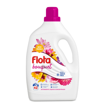 Detergente liquido bouquet Flota 42 lavados.