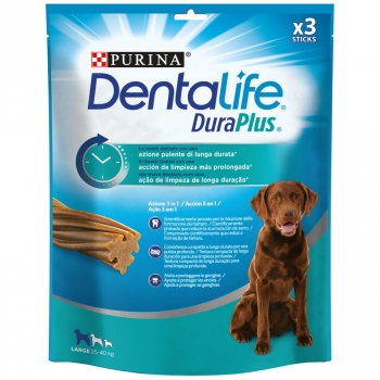 Snack dental para perro grande Purina Dentalife Duraplus 243 g