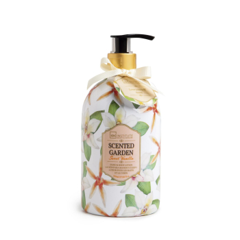 Crema de manos y cuerpo de vainilla Scent Garden IDC Institute 500 ml.