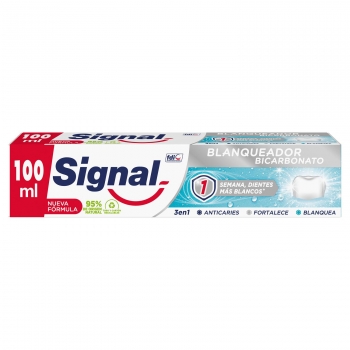 Dentífrico blanqueador bicarbonato Signal 100 ml.