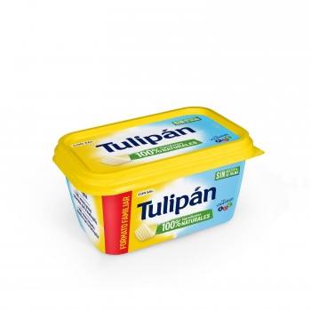 Margarina con sal Tulipán sin gluten sin aceite de palma 500 g.