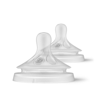 Tetinas flujo ultra rápido 6m+ flujo 5 Natural Response Philips Avent 2 ud.