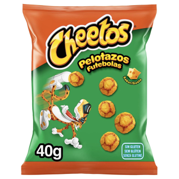 Aperitivo de maíz sabor queso Pelotazos Cheetos sin gluten 40 g.