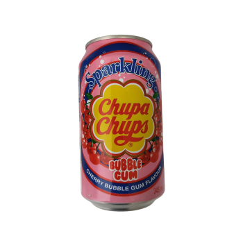 Refresco sabor cereza Chupa chups lata 34,5 cl.