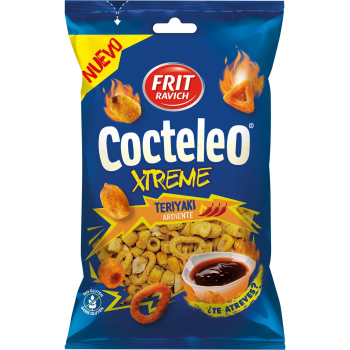 Cóctel xtreme con sabor a salsa teriyaki ardiente Frit Ravich si gluten 160 g.