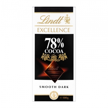 Chocolate negro 78% Lindt Excellence 100 g.