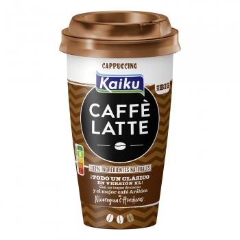 Café latte cappuccino Kaiku sin gluten 370 ml.