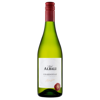 Vino blanco joven Chardonnay Viña Albali V.T. Castilla 75 cl.