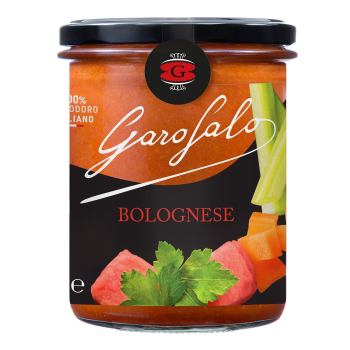 Salsa boloñesa para pasta Garofalo tarro 400 g.
