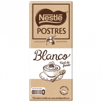 Chocolate blanco para fundir Nestlé Postres 170 g.