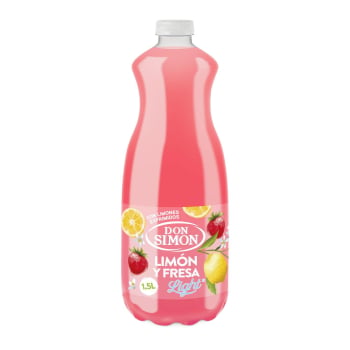 Bebida de fruta limón y fresa light Don Simón botella 1,5 l.