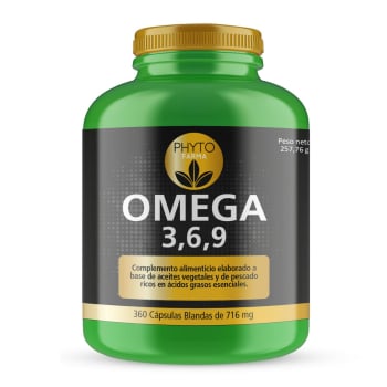 Omega 3,6,9 en cápsulas blandas Phytofarma 360 ud.