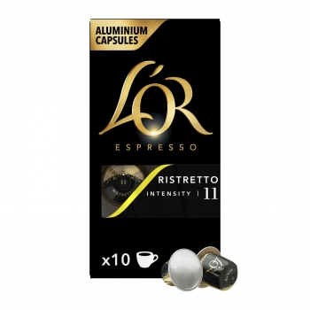 Café ristretto en cápsulas L'Or Espresso compatible con Nespresso 10 unidades de 5,2 g.