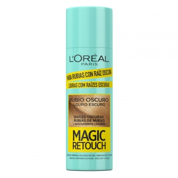 Tinte retoca raíces instantáneo rubio oscuro Magic Retouch L'Oréal 100 ml.