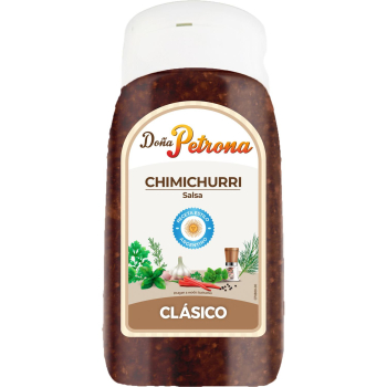 Salsa chimichurri estilo argentino Doña Petrona envase 250 g.