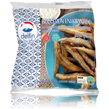 Boquerón enharinado congelado Delfin 400 g.