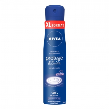 Desodorante en spray Protege & Cuida Nivea 250 ml.