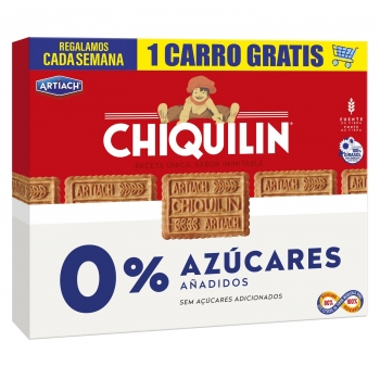 Galletas sin azúcar añadido Chiquilín Artiach 525 g.
