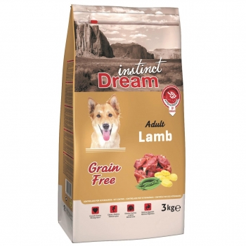 Pienso para perro adulto hipoalergénico grain free dream instinct 3Kg
