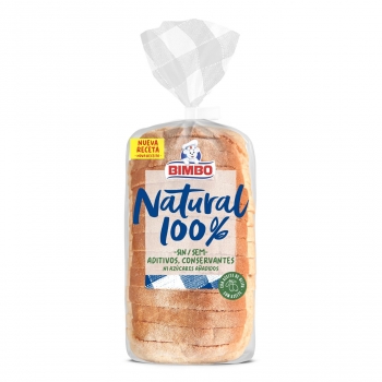 Pan de molde Natural 100% Bimbo 460 g.