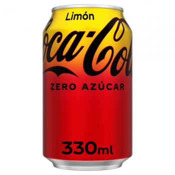 Coca Cola zero azúcar sabor limón lata 33 cl.