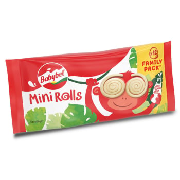 Queso tierno mini rolls Babybel 204 g.