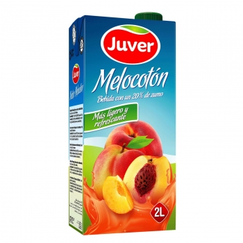 Néctar de melocotón Juver brik 2 l.