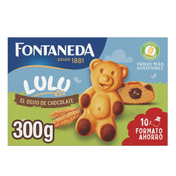 Bizcochos rellenos con chocolate El Osito Lulu Fontaneda 300 g.