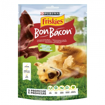 Snack de bacón para perros Purina Friskies Bon Bacon 120 g.