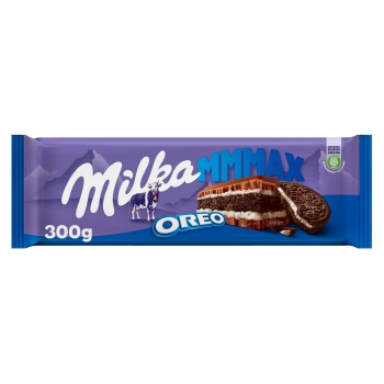 Chocolate con leche relleno de galleta Oreo Milka 300 g.