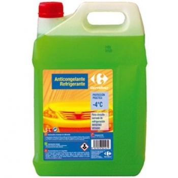 Anticongelante/Refrigerante 10% Carrefour 5L Protege hasta -4º
