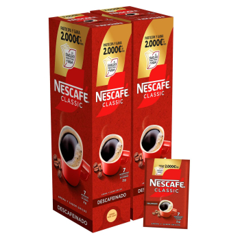 Café descafeinado en sobres Nescafé Classic pack 2 unidades de 100 g. 2 x 100 g