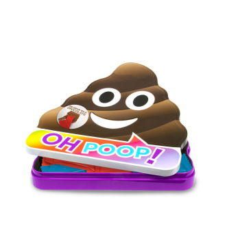 Bombones de chocolate con leche Moji Shaped Bip lata 100 g.